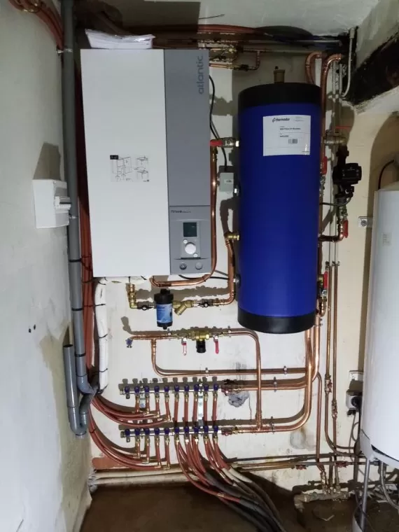 Remplacement d'une chaudière par une pompe à chaleur à Pierrelatte